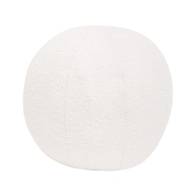 Essentials For Living 12 Inch Boucle Snow Sphere Pillow