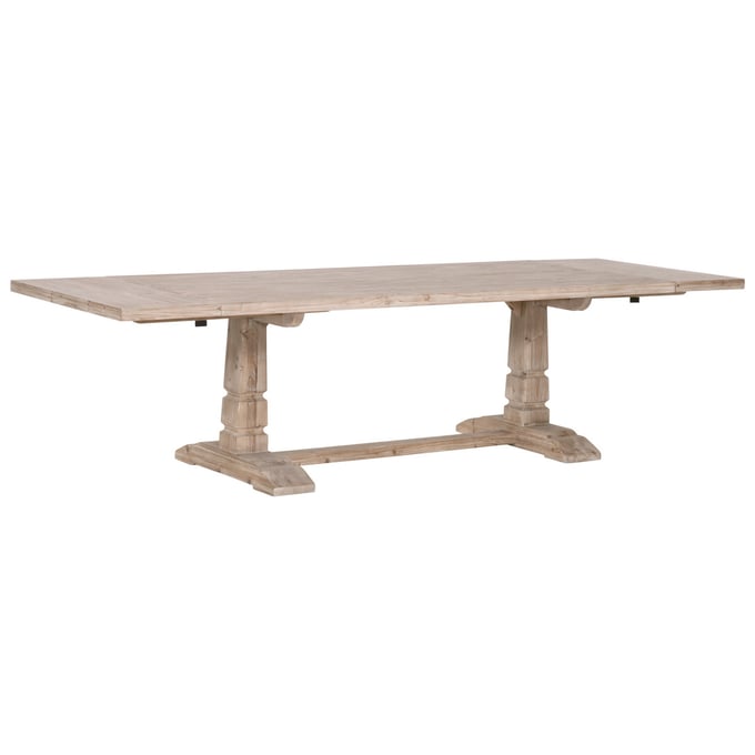 Essentials For Living Hayes Smoke Gray Extension Dining Table EFL-8013-SGRY-PNE