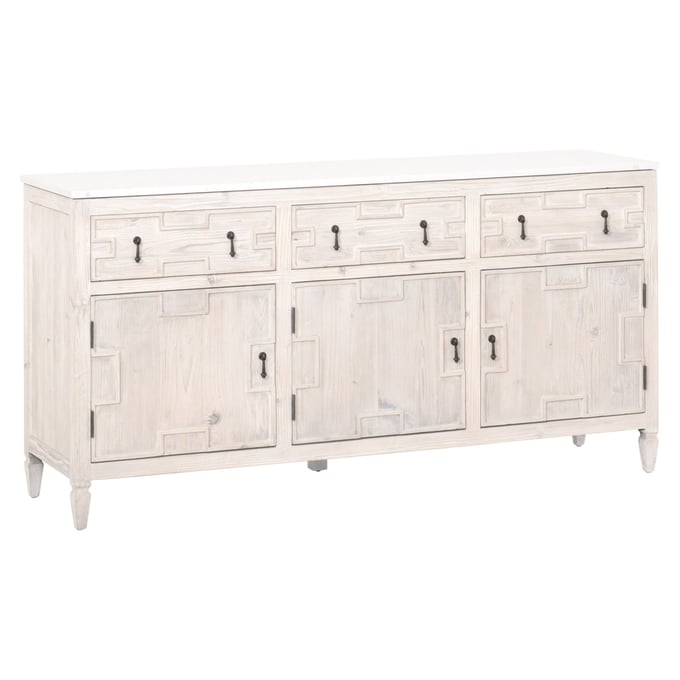 Essentials For Living Emerie White Media Sideboard EFL-8015-WW-PNE-WHTQ