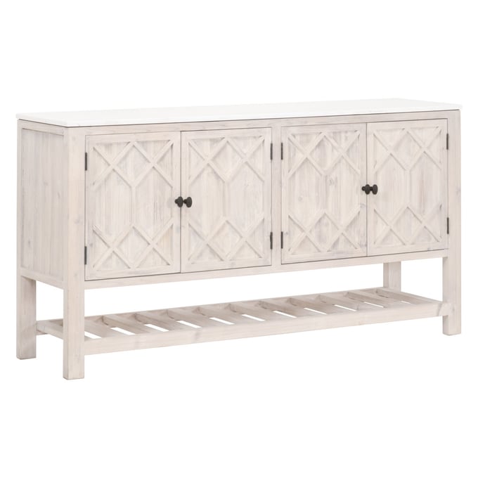 Essentials For Living Willow White Media Sideboard EFL-8018-WW-PNE-WHTQ