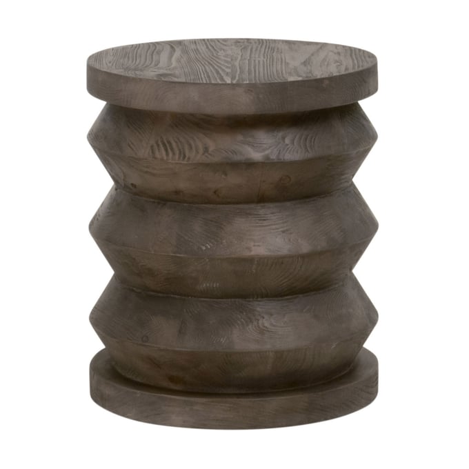 Essentials For Living Pier Drift Brown Accent Table EFL-8029-DB-PNE