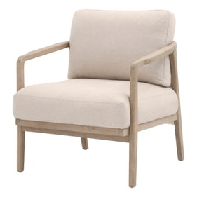 Essentials For Living Harbor Flax Smoke Gray White Club Chair