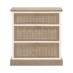 Essentials For Living Weave Smoke Gray Oak Entry Cabinet