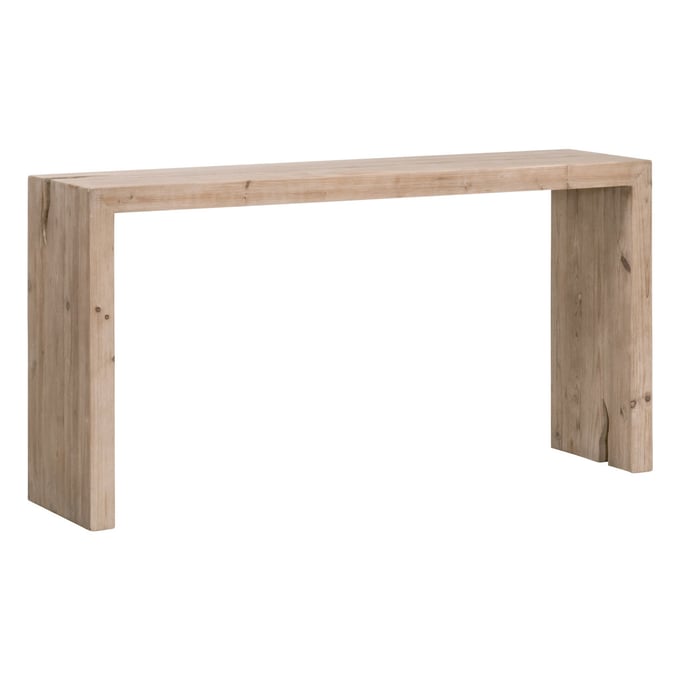 Essentials For Living Reed Smoke Gray Console Table EFL-8100-SGRY-PNE