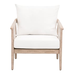 Essentials For Living Pacific Natural Gray White Peyton Pearl Club Chair