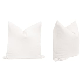 2 Essentials For Living The Basic Boucle Snow 26 Inch Euro Pillows