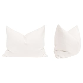 2 Essentials For Living The Basic Boucle Snow 34 Inch Dutch Pillows