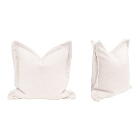 2 Essentials For Living The Little Bit Country Cream Ivory 22 Inch Pillows