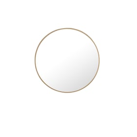 Elegant Decor Eternity Brass Metal Frame 24 Inch Round Mirror