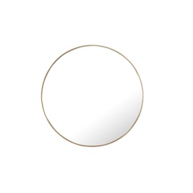 Elegant Decor Eternity Brass Metal Frame 42 Inch Round Mirror