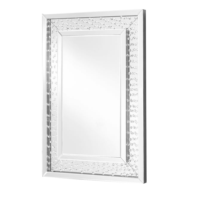 Elegant Decor Sparkle Clear 24 Inch Rectangle Mirror ELED-MR9101