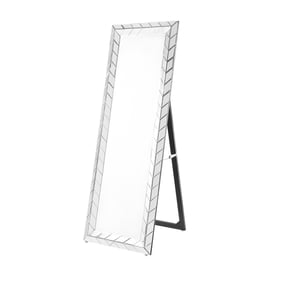 Elegant Decor Sparkle Clear 22 Inch Standing Full Mirror