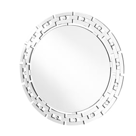 Elegant Decor Sparkle Clear 36 Inch Round Mirror