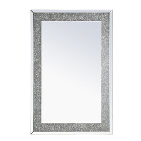 Elegant Decor Modern Clear 31.5 Inch Rectangle Crystal Mirror