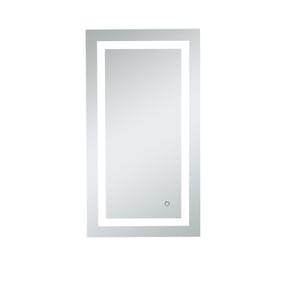 Elegant Decor Helios Silver 20 x 36 Hardwired LED Mirror