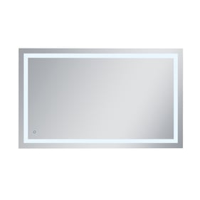 Elegant Decor Helios Silver 18 x 36 LED Mirror