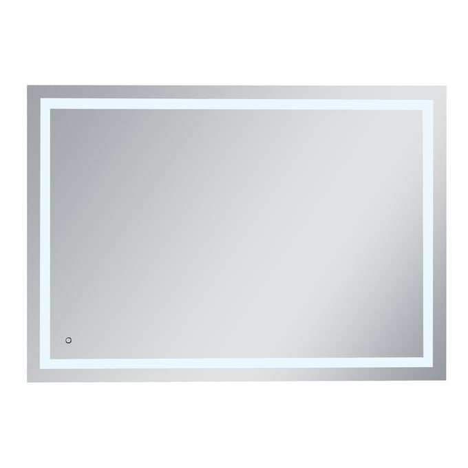 Elegant Decor Helios Silver 42 x 60 Hardwired LED Mirror ELED-MRE14260