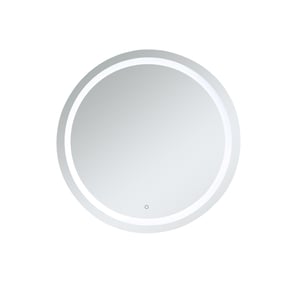 Elegant Decor Helios Silver 42 Inch Hardwired LED Mirror