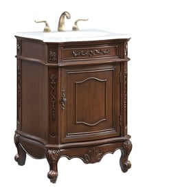 Elegant Decor Berkshire Coffee 24 Inch Single Bathroom Vanity Set