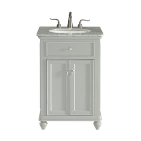 Elegant Decor Otto Light Grey 24 Inch Single Bathroom Vanity Set