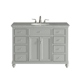 Elegant Decor Otto Light Grey 48 Inch Single Bathroom Vanity Set