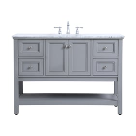 Elegant Decor Metropolis Grey 48 Inch Single Bathroom Vanity Set