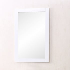 Elegant Decor Aqua White 22 Inch Mirror