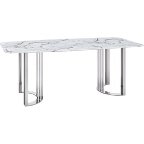 ESF 131 Black White Grey Silver Dining Table