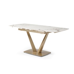 ESF 109 White Yellow Gold Table