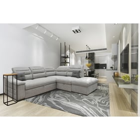 ESF Oliver Grey Silver Right Sectional