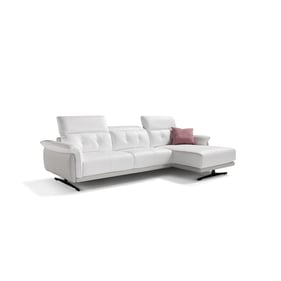 ESF Sofia White Grey Silver Sectional