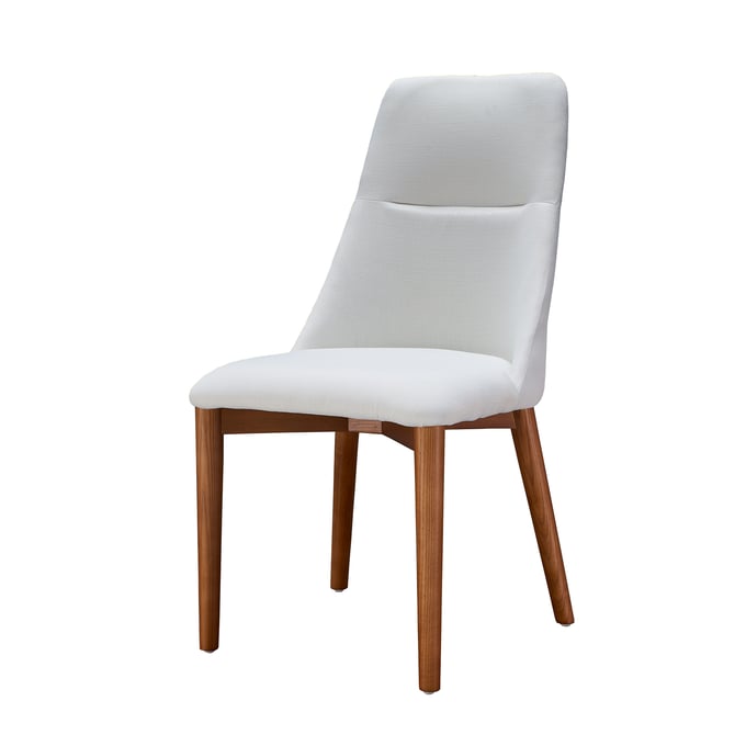 6 ESF 1685 White Brown Walnut Chairs ESF-1685CHAIR