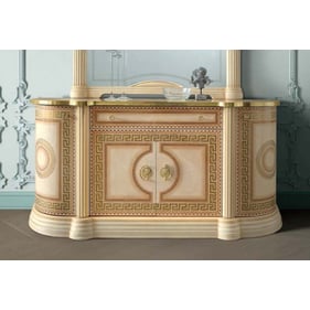 ESF Aida Yellow Gold Light Beige 4 Door Buffet