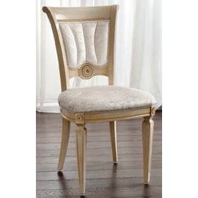 4 ESF Aida Yellow Gold Light Beige Sidechairs