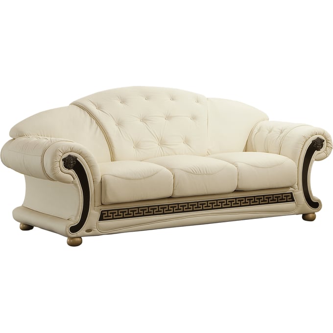 ESF Apolo White Light Beige Sofa ESF-APOLO3IVORY