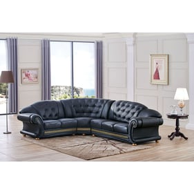 ESF Apolo Black Left Facing Sectional