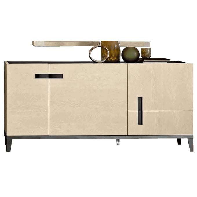 ESF Ambra Light Beige 3 Wooden Door Buffet ESF-AMBRA3DBUFFET