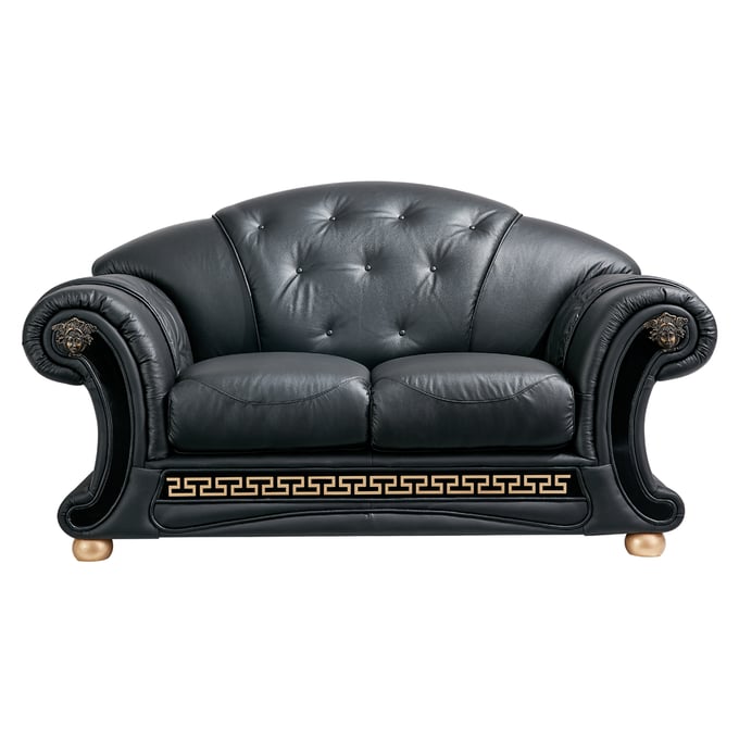 ESF Apolo Black Loveseat ESF-APOLO2BLACK