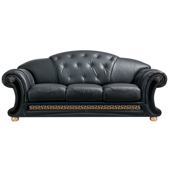 ESF Apolo Black Sofa ESF-APOLO3BLACK