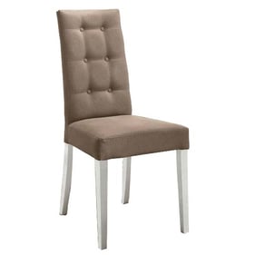 6 ESF Dama Bianca White Side Chairs