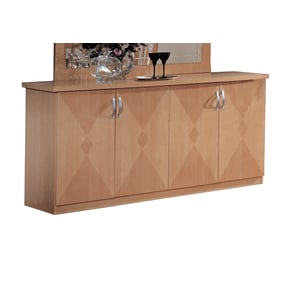 ESF Elena Brown Walnut 4 Door Buffet