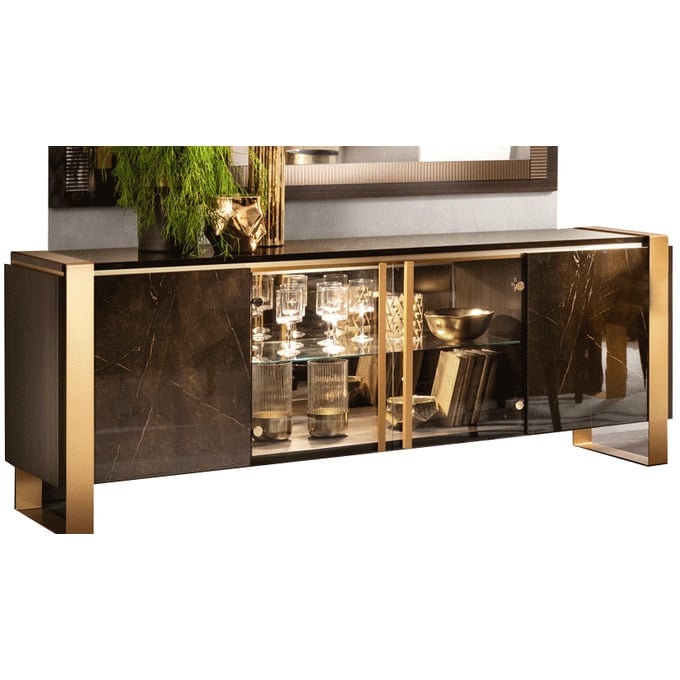 ESF Essenza Brown Walnut 4 Doors Buffet ESF-ESSENZABUFFET