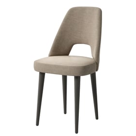 4 ESF Hexagon Light Beige Dining Chairs