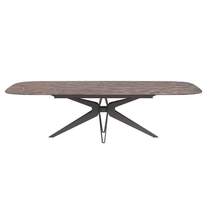 ESF Hexagon Brown Walnut Dining Table ESF-HEXAGONTABLE