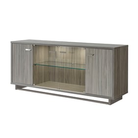 ESF Volare Grey Silver 4 Door Buffet