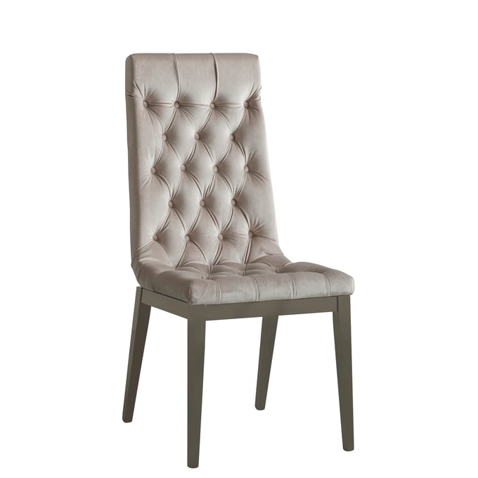 4 ESF Volare Grey Silver Chairs ESF-VOLARECHAIRGREY