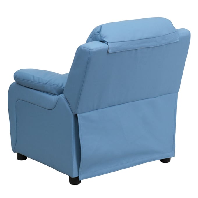 Flash Furniture Deluxe Heavily Padded Light Blue Vinyl Kids