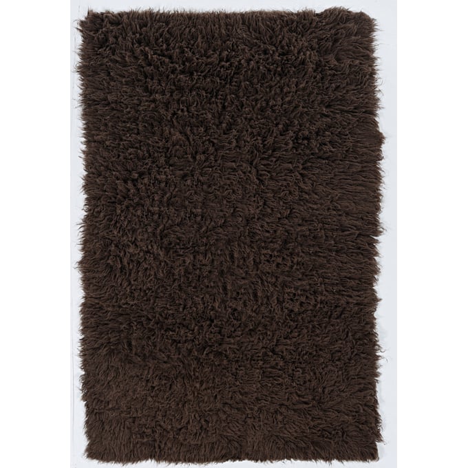 Linon 3A Flokati 2000gr Cocoa Rug - 144x108 LN-FLK-3AM0591