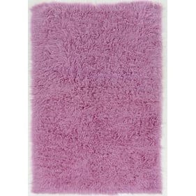 Linon New Flokati 1400grams Lilac Rug - 66x42