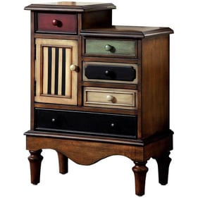 Furniture of America Neche Multi Antique Walnut Accent Chest